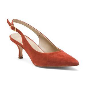 MIRROR Slingback Heeled Shoe With Pointy Toe